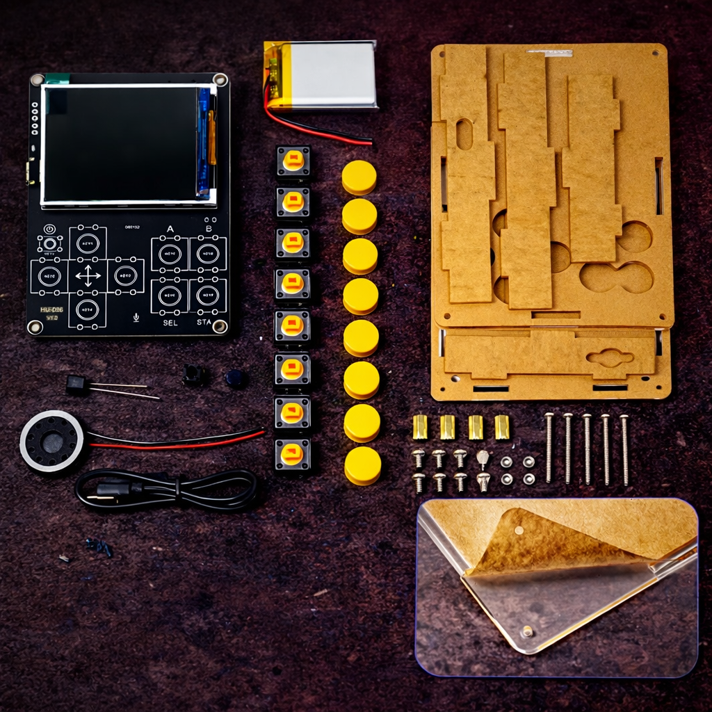 PixelBot™ AI – Inteligentna Konsola DIY z Ekranem LCD