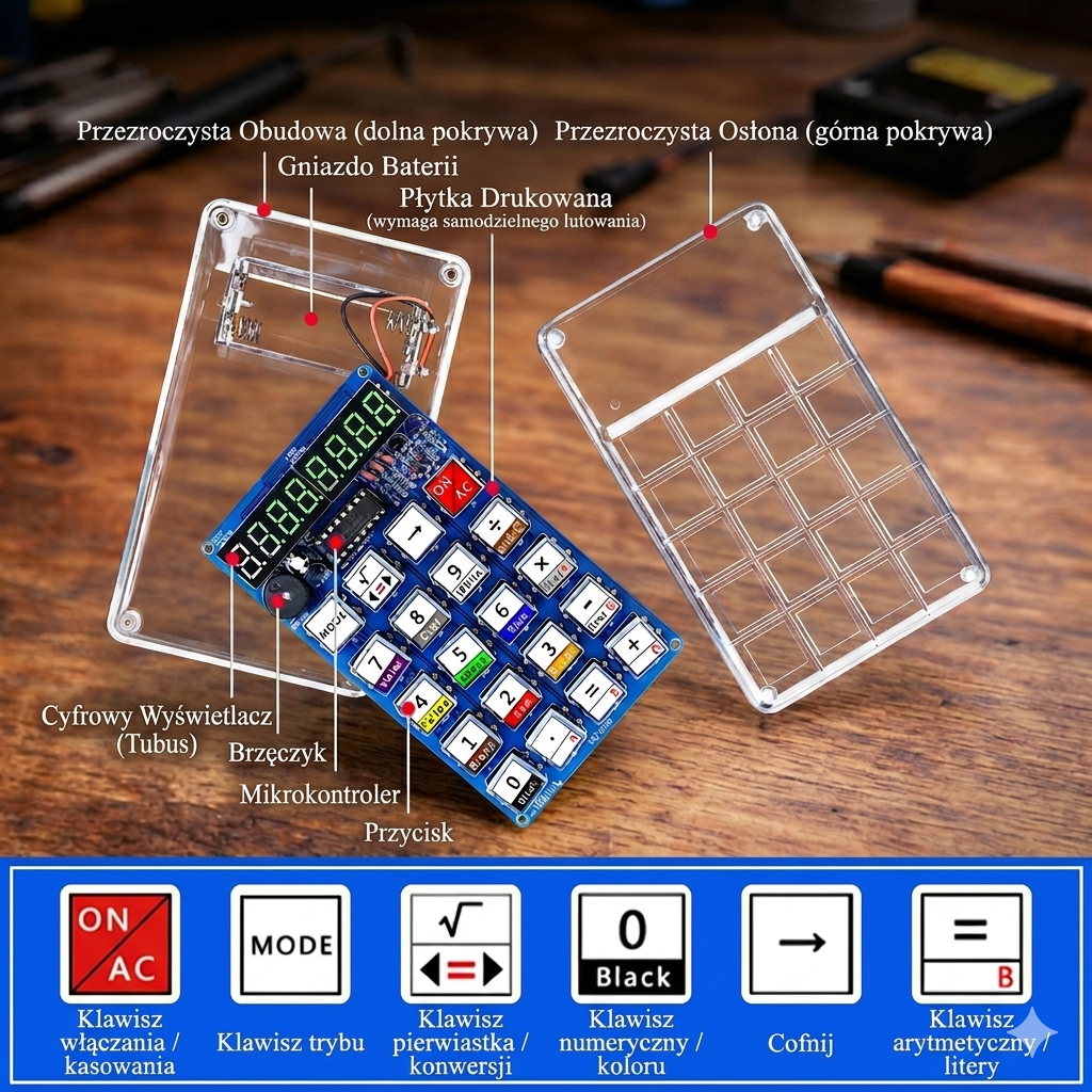 Kalkulator Elektroniczny DIY – Stwórz działający kalkulator