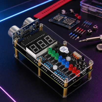 UltraSonic DIY – Zestaw Alarmu Odległościowego z LED