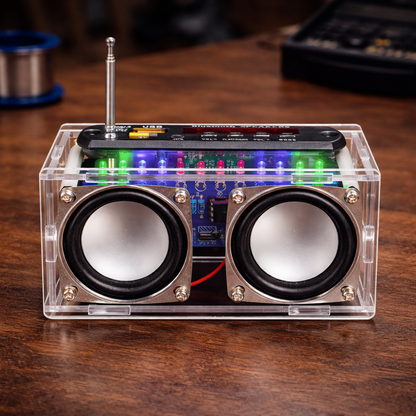 ElektroRadio™ – Zestaw DIY Radia Bluetooth do Samodzielnego Montażu