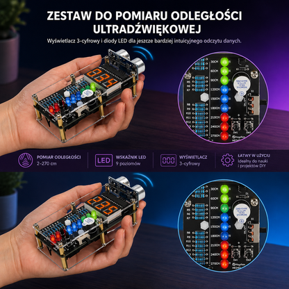 UltraSonic DIY – Zestaw Alarmu Odległościowego z LED