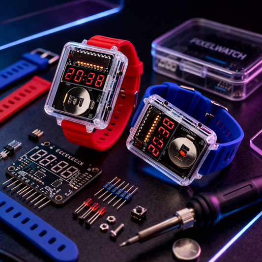 PixelWatch™ – Zbuduj własny zegarek LED DIY