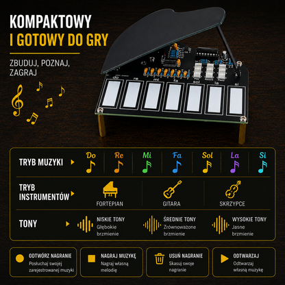 MiniPiano DIY – Zbuduj i zagraj na własnym instrumencie