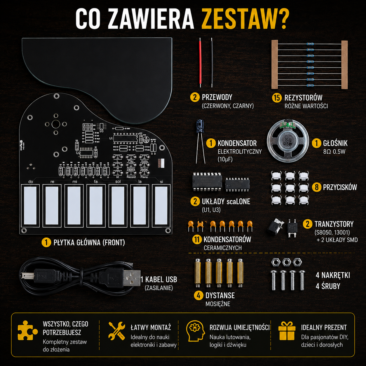 MiniPiano DIY – Zbuduj i zagraj na własnym instrumencie