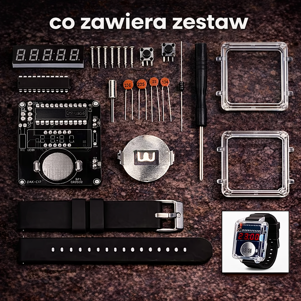 PixelWatch™ – Zbuduj własny zegarek LED DIY